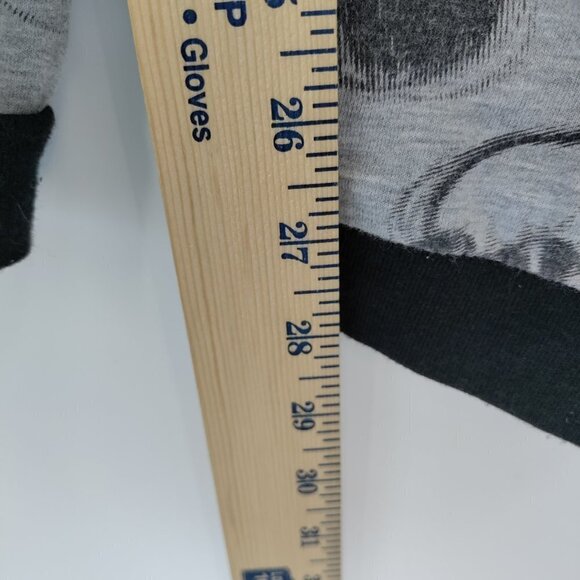 Disney Mickey Mouse Allover Print Hi-Rise Pull-On Jogger Pants Medium Women Gray - Picture 6 of 11